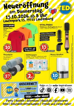 TEDi Prospekt Laufenburg (Baden) ab 15.10.2026 gültig
