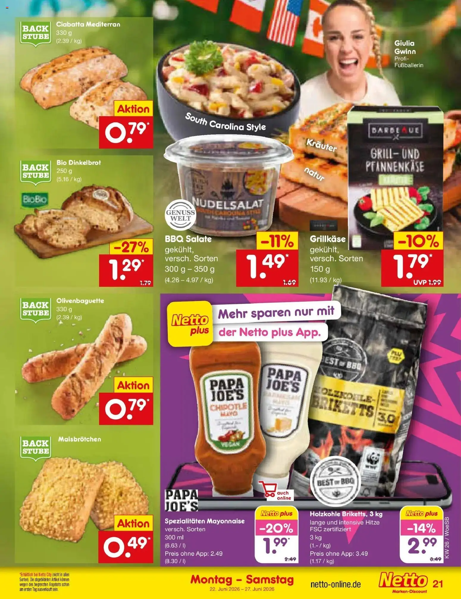 Netto Marken-Discount Prospekt Katzweiler – gültig ab 21.06.2026 | Seite: 27 | Produkte: Grill, Mayonnaise
