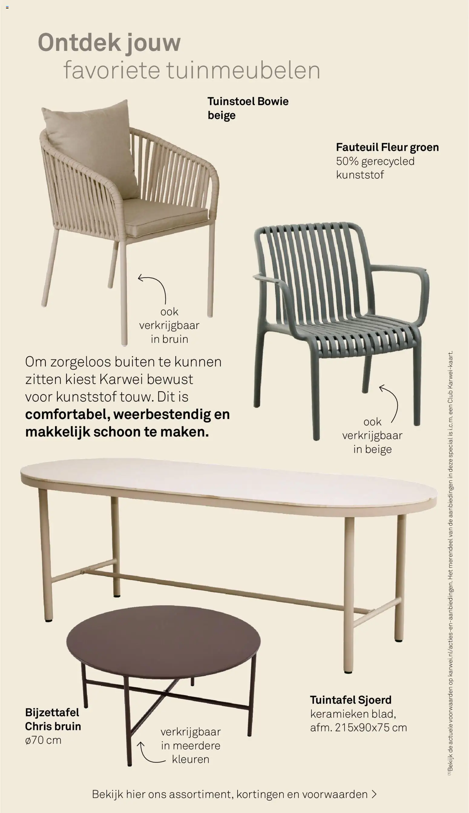 {H1} | Pagina: 21 | Producten: Tuinmeubelen, Fauteuil