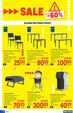 Metro angebote Profi ab 09.07.2026 gültig | Seite: 60 | Produkte: Stuhl
