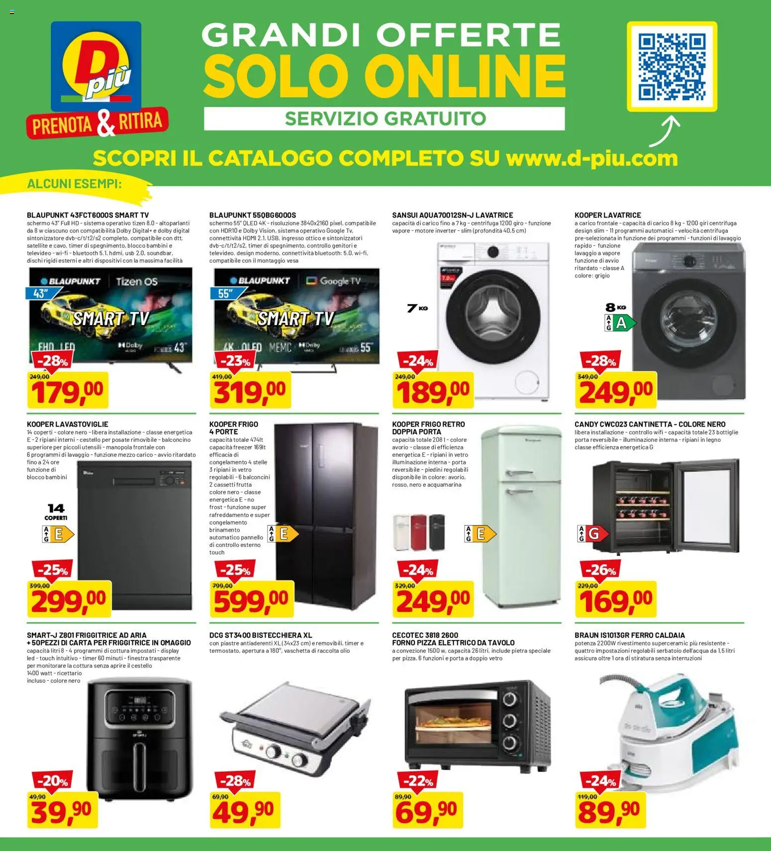 Volantino D Più del 30.04.2026 | Pagina: 18 | Prodotti: Centrifuga, Olio, Friggitrice, Tavolo