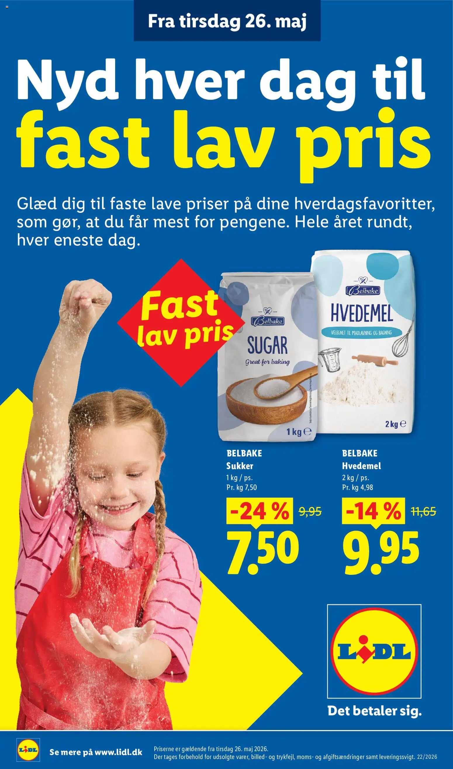Lidl tilbudsavis – gyldig fra 28.05.2026 | Side: 10 | Produkter: Hvedemel, Sukker, Søm