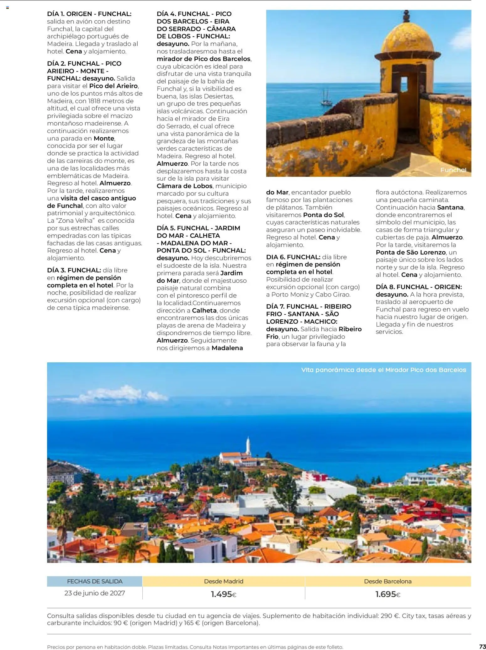 Viajes El Corte Inglés folleto Destinos Otoño y Primavera │ válido desde el 01/07/2026 | Página: 73 | Productos: Cámara