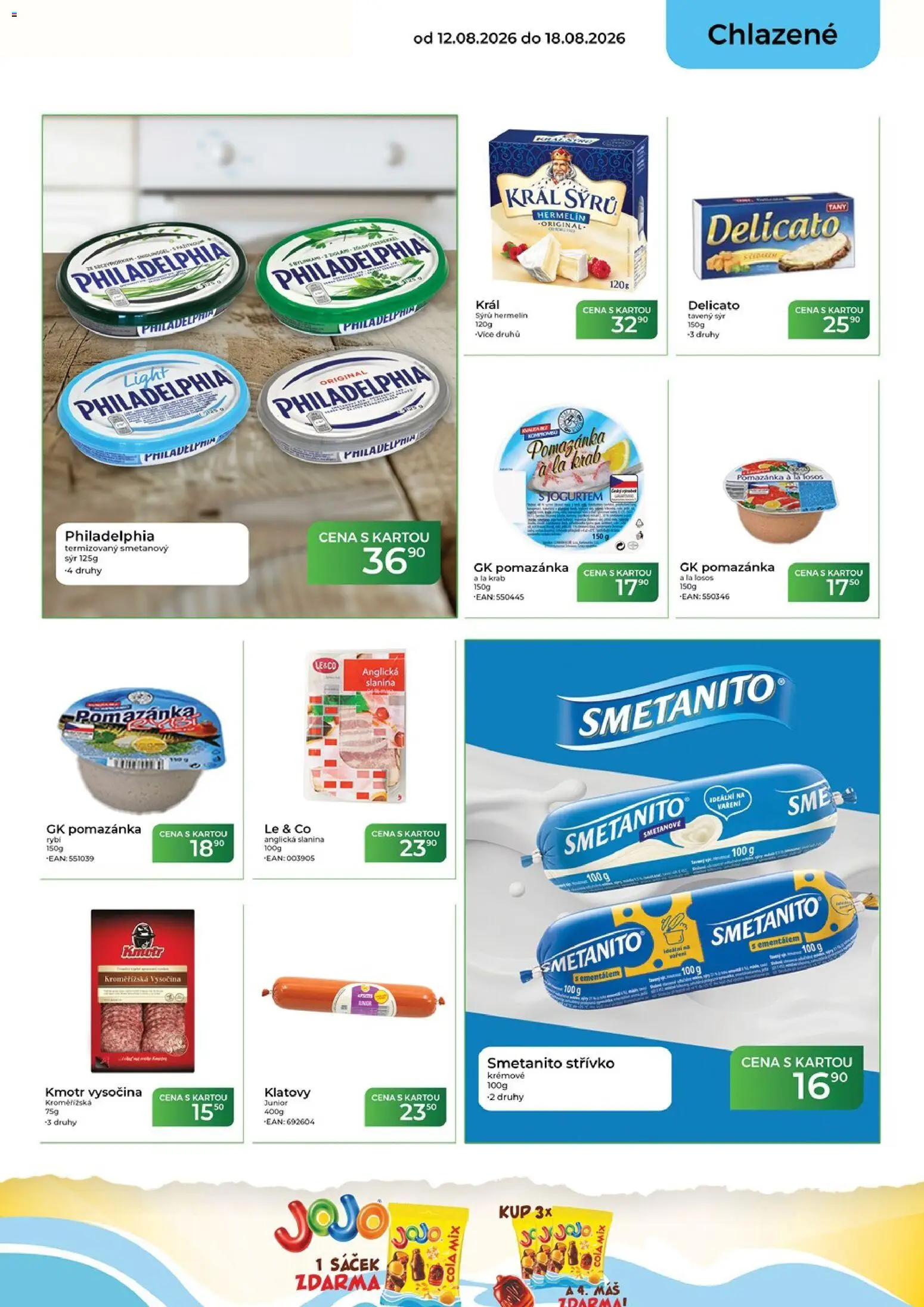 Tamda Foods leták od 12.08.2026 | Strana: 19 | Produkty: Hermelín, Anglická slanina, Vysočina, Slanina
