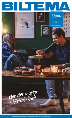 Biltema erbjudanden höstmys och belysning - Förhandsvisning av reklamblad från butik Biltema aktuell från 01/09/2026