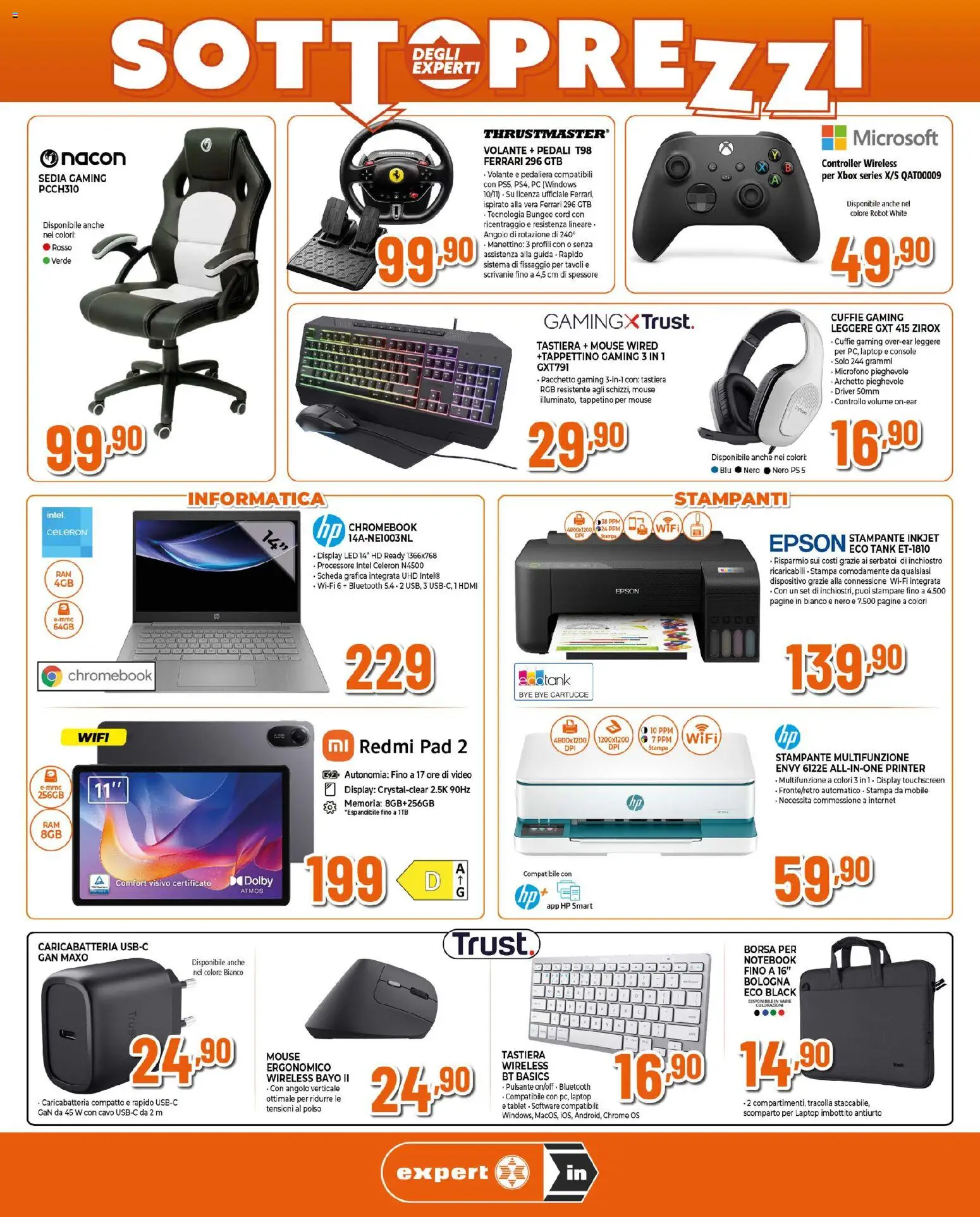 Volantino Ipercoop del 21.05.2026 | Pagina: 6 | Prodotti: PC, Cuffie, Robot, Sedia