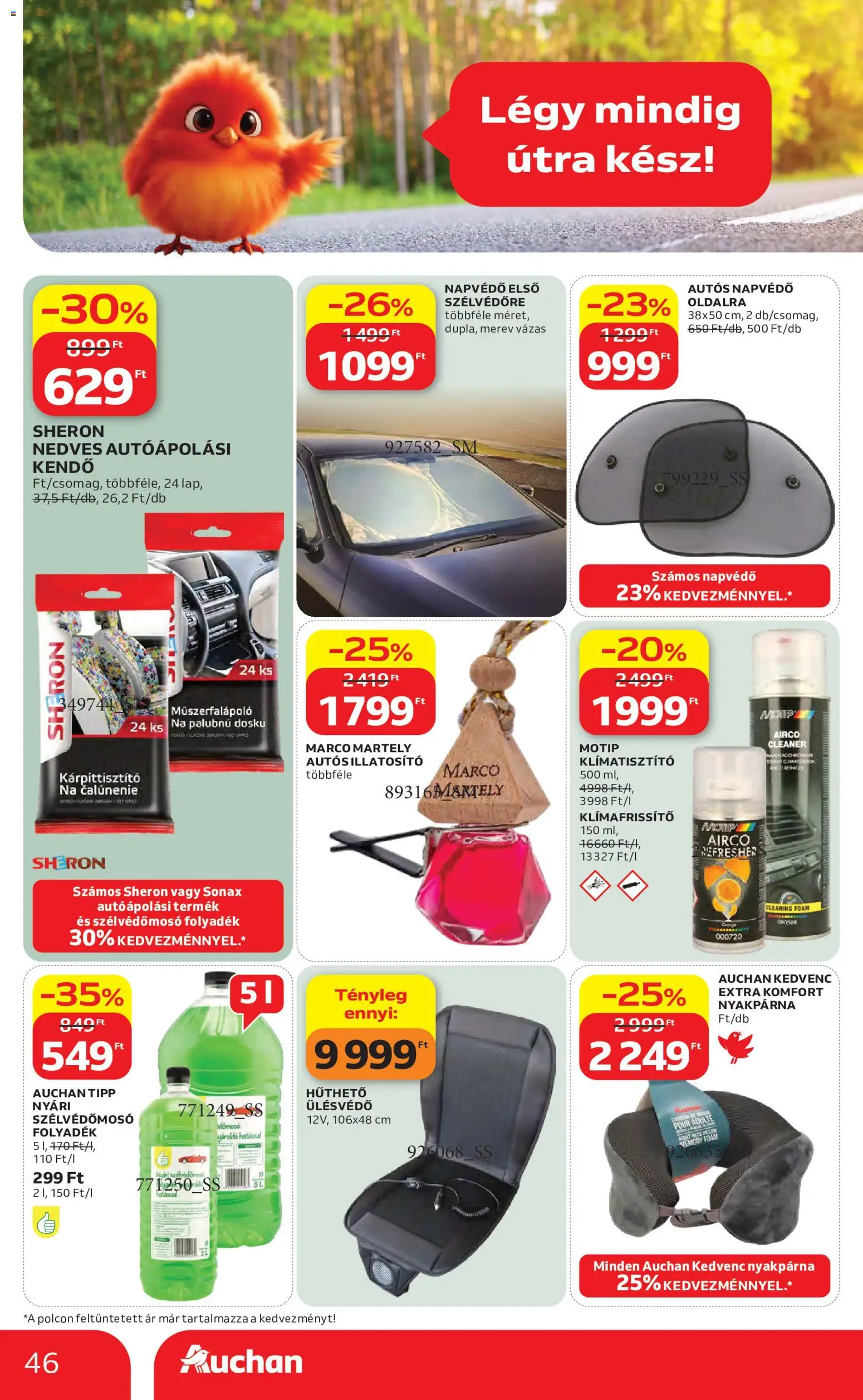 Auchan akciós ujság - amely érvényes a következő dátumtól: 2026.07.23. | Oldal: 46 | Termékek: Kendő