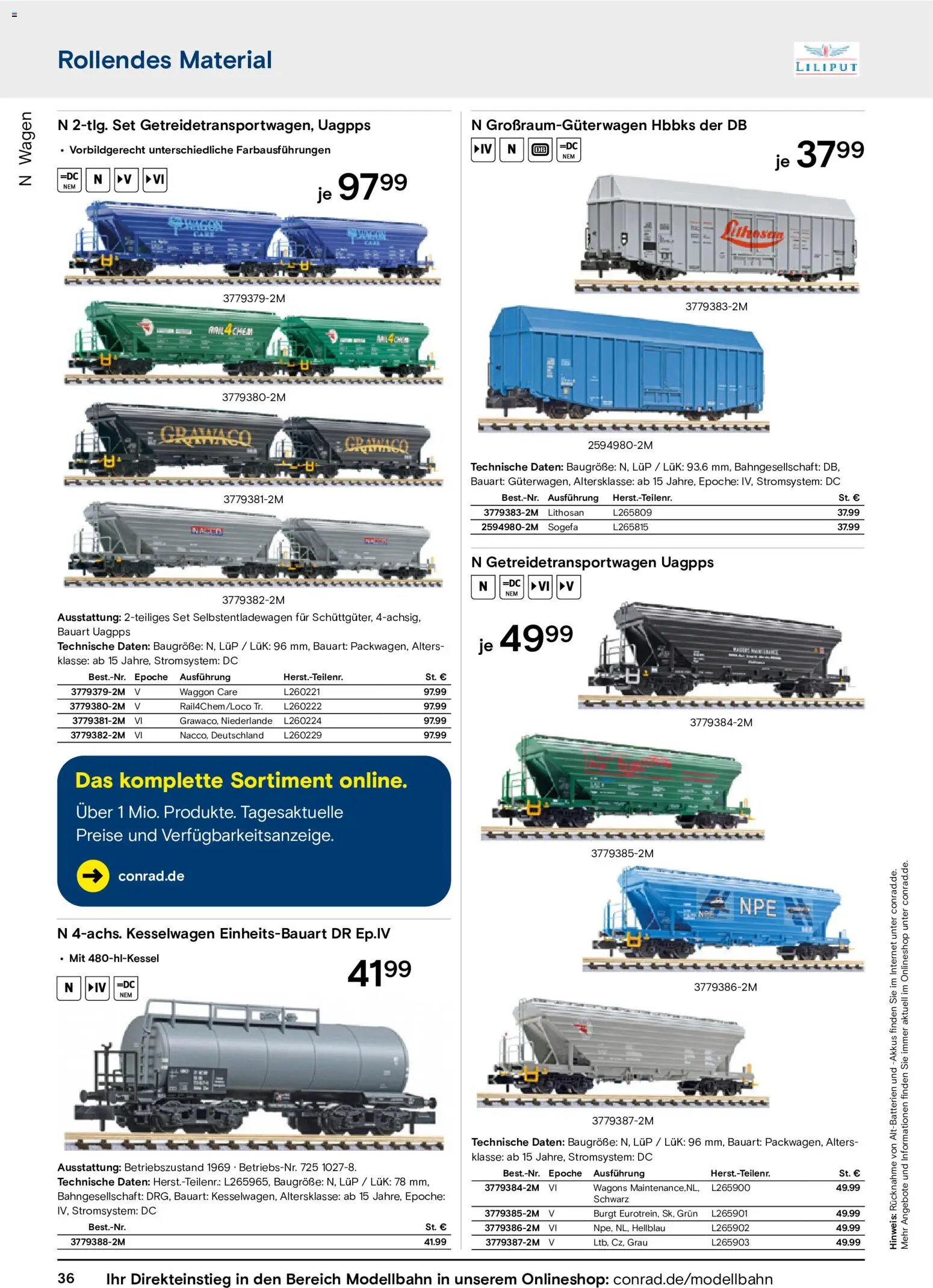 Conrad Modellbahn Katalog – gültig ab 07.09.2026 | Seite: 40