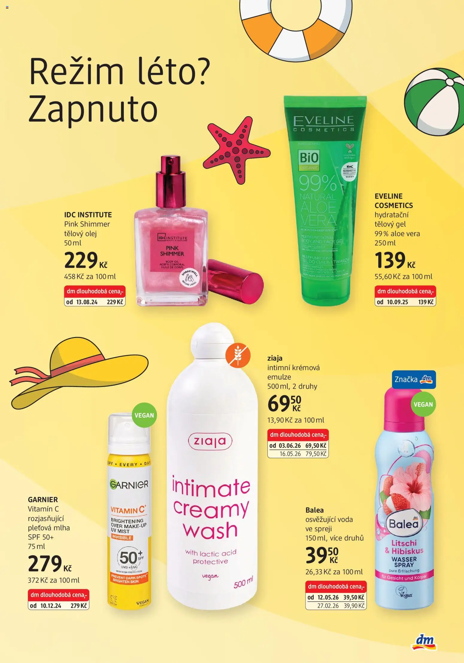 dm drogerie leták od 30.06.2026 | Strana: 3 | Produkty: Vitamin c, Voda, Tělový olej, Body