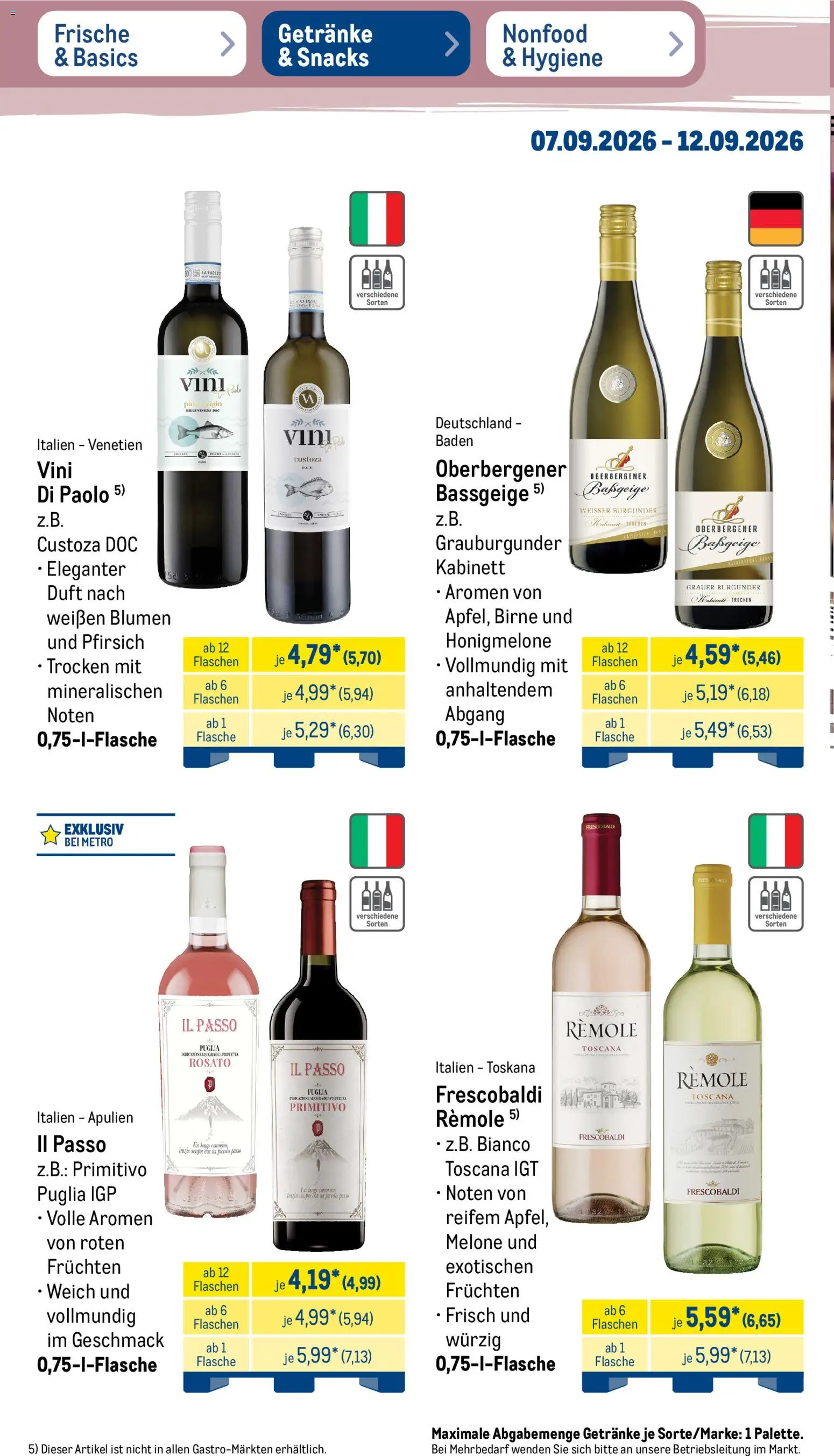 Metro NonFood-Angebote – gültig ab 07.09.2026 | Seite: 29 | Produkte: Blumen, Duft, Honigmelone, Pfirsich