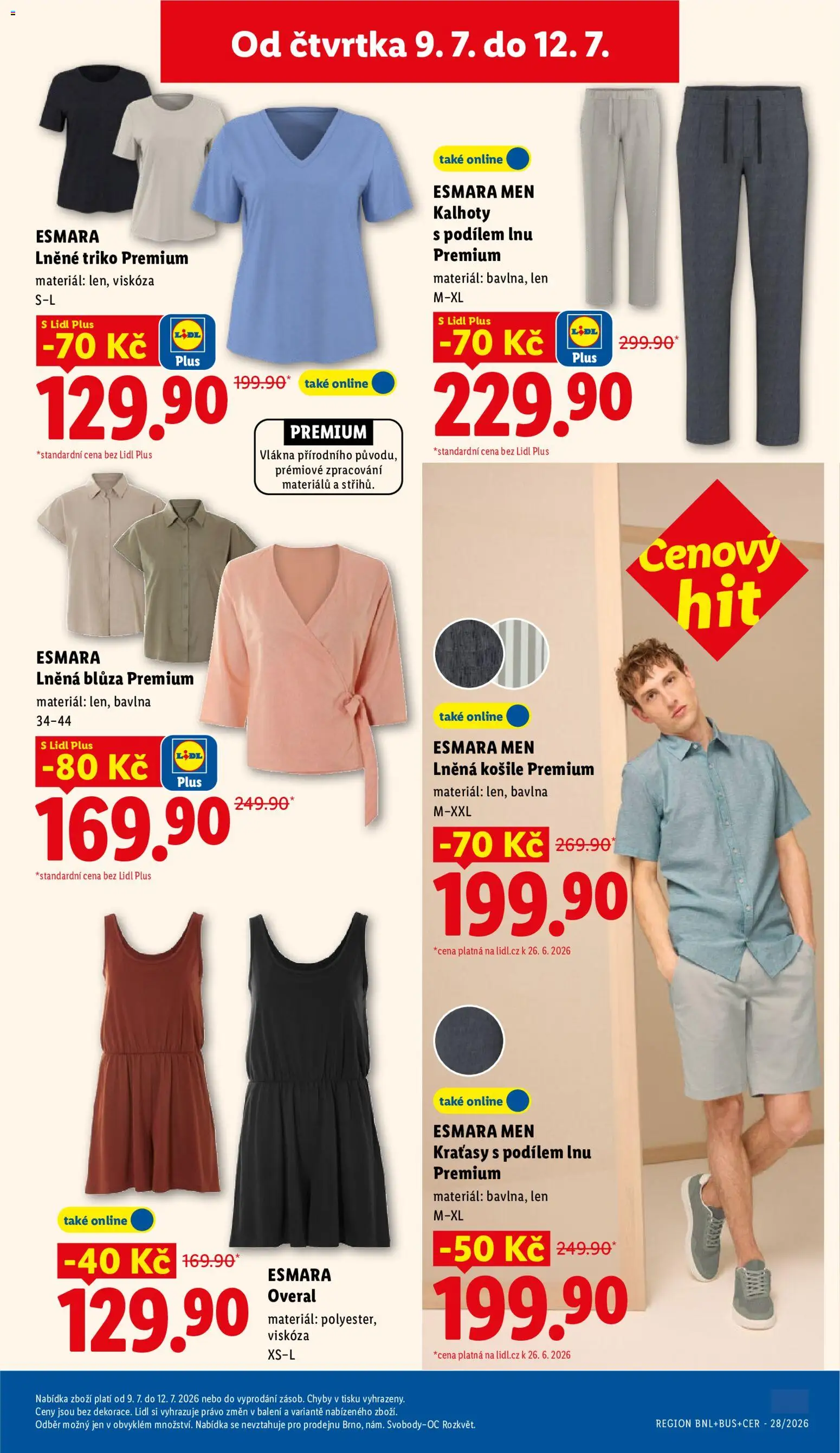 Lidl leták - Spotřební zboží od 06.07.2026 | Strana: 21 | Produkty: Košile, Kalhoty, Overal, Pants