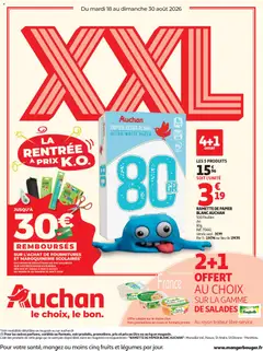 Auchan Promos XXL hypers - Voorbeeld van een folder van Auchan, geldig van 18/08/2026