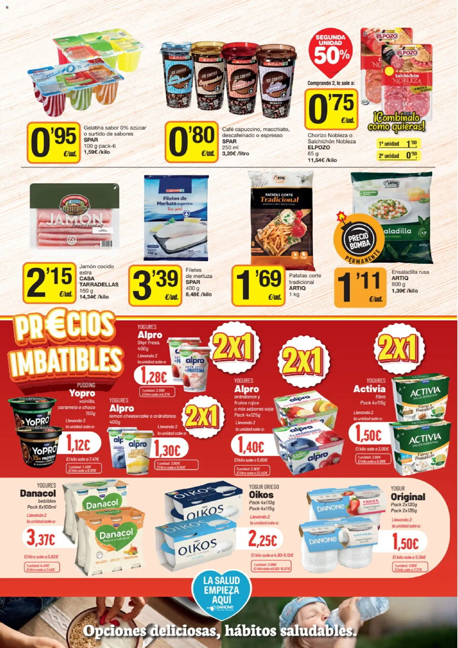 Economy Cash folleto │ válido desde el 21.05.2026 | Página: 4 | Productos: Παγκάκι, Ensaladilla, Yogur, Jamón