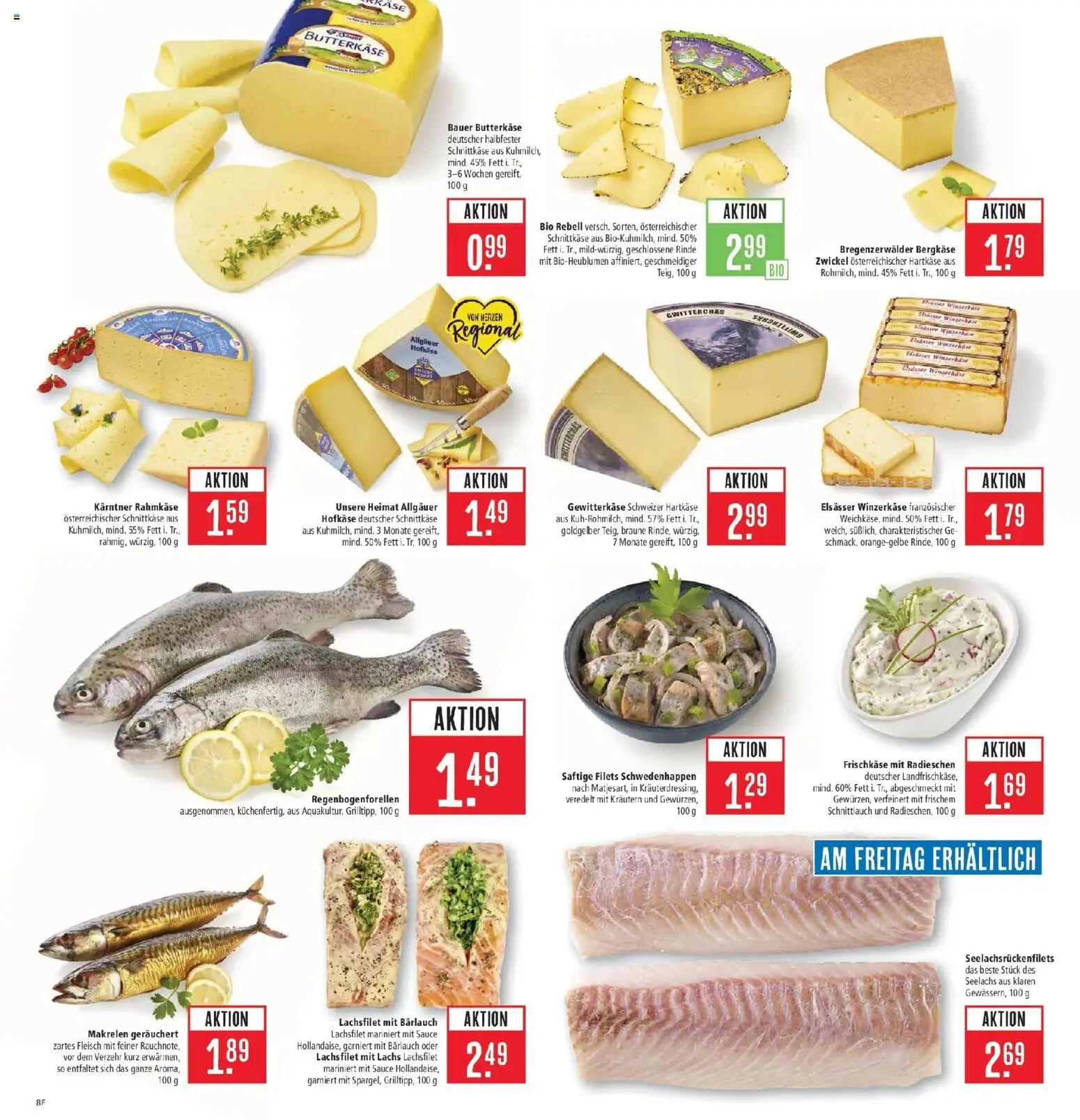 Marktkauf Prospekt Kirchheim – gültig ab 08.06.2026 | Seite: 12 | Produkte: Käse, Lachs, Fleisch, Frischkase