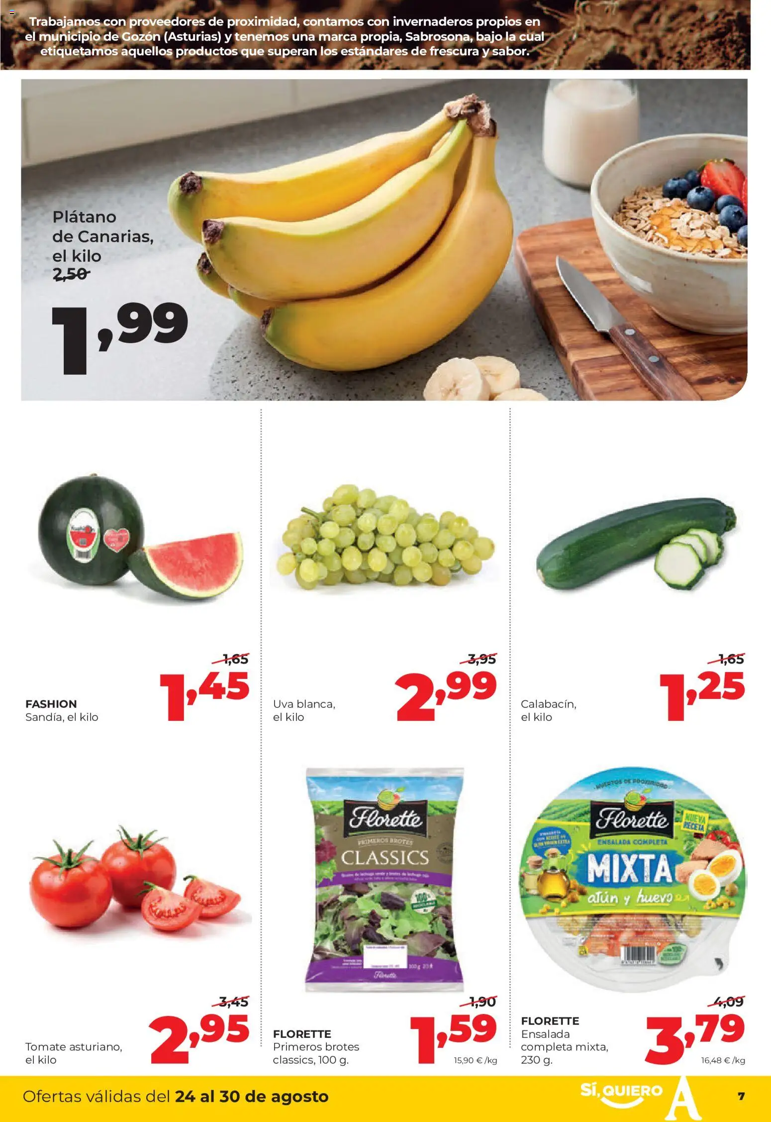 Alimerka folleto │ válido desde el 24/08/2026 | Página: 7 | Productos: Tomate, Ensalada