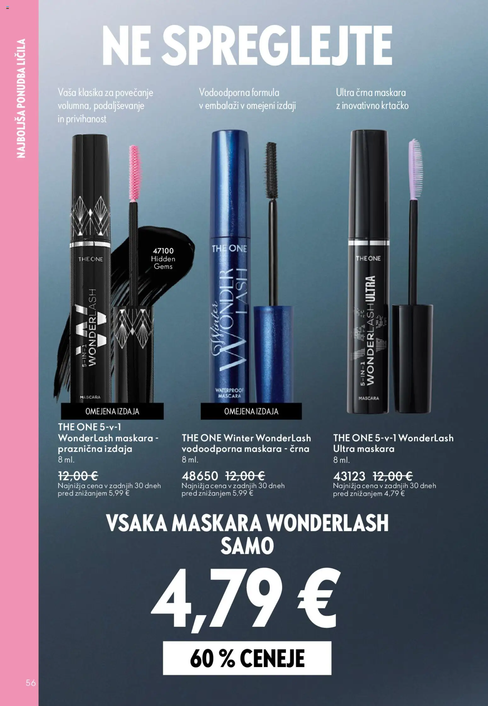 Novi Oriflame katalog ponudbe – veljaven od 22.04.2026 | Stran: 56 | Izdelki: Licila, Maskara