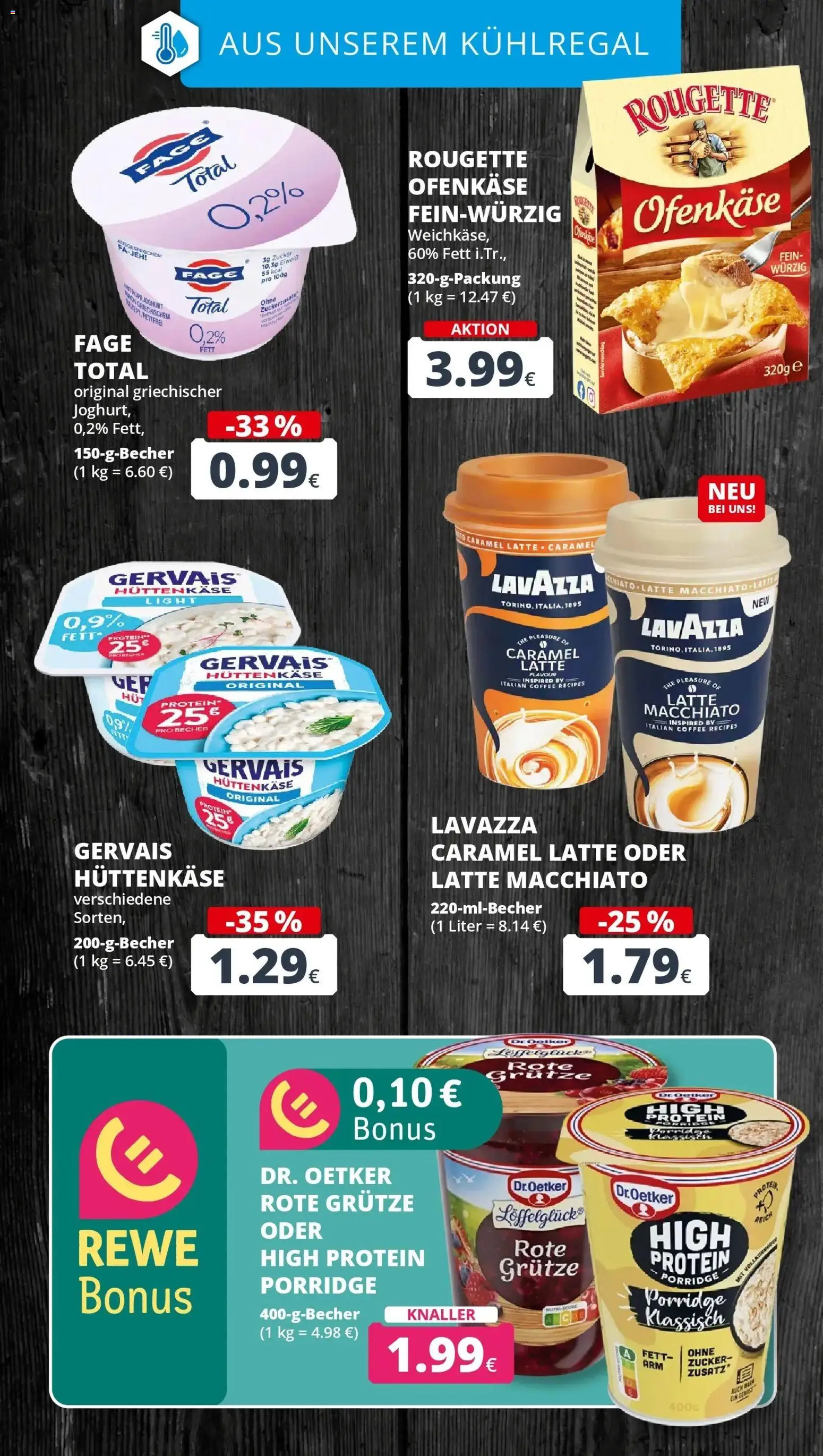 REWE Prospekt ab 31.08.2026 zum Blättern » Angebote | Seite: 14 | Produkte: Lavazza, Zucker, Hüttenkäse