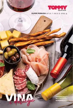 Tommy Super ponuda vina i delicija - Pregled kataloga iz trgovine Tommy, vrijedi od 20.07.2026