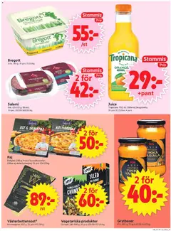 ICA Supermarket erbjudanden - Förhandsvisning av reklamblad från butik ICA Supermarket aktuell från 28/09/2026 | Sida: 3 | Produkter: Tomat, Peppar, Salami, Juice