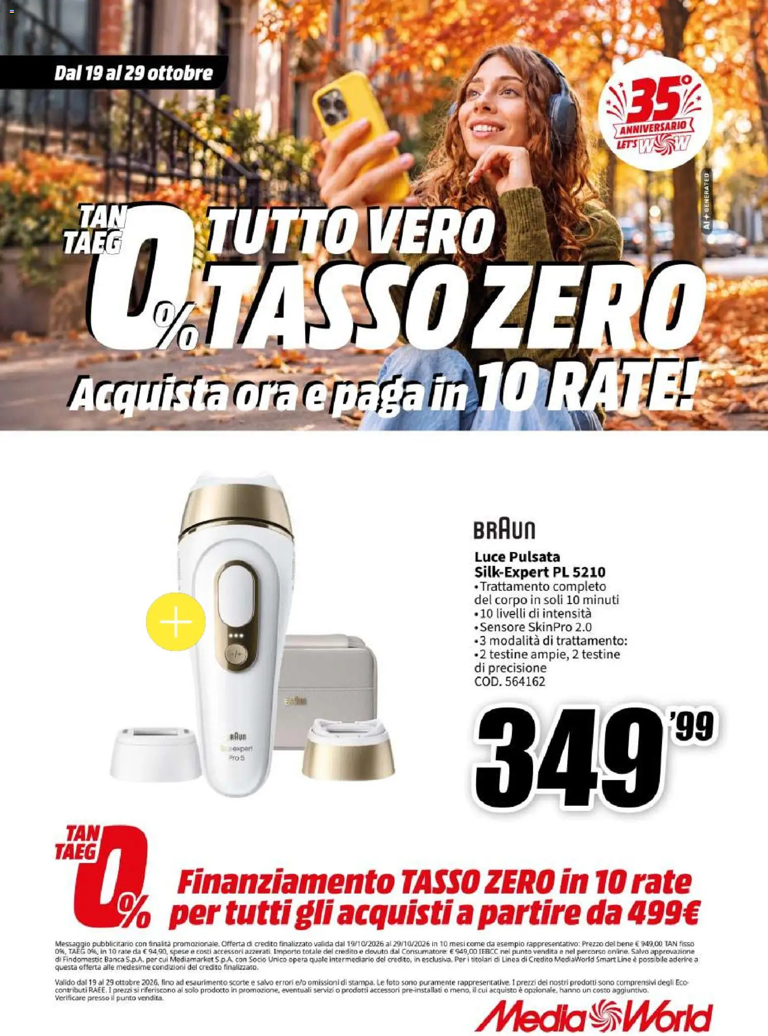 Volantino Media World del 19/10/2026 | Pagina: 80