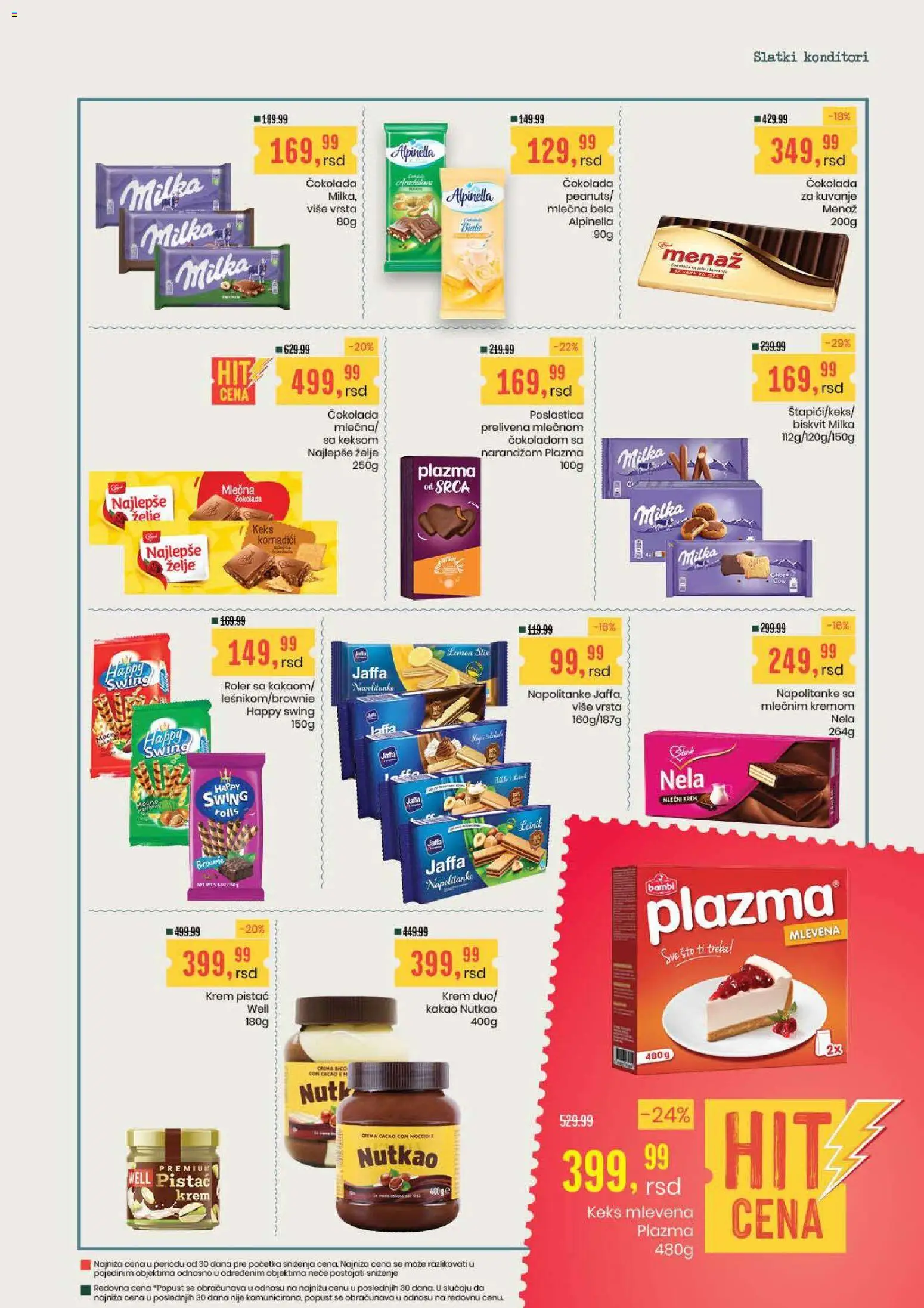 Aroma Market katalog - važi od 06.08.2026 | Strana: 15 | Proizvode: Milka, Sto, Plazma, Brownie