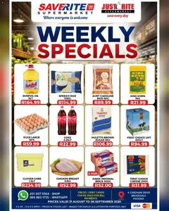 Saverite specials catalogue – valid from 31/08/2026