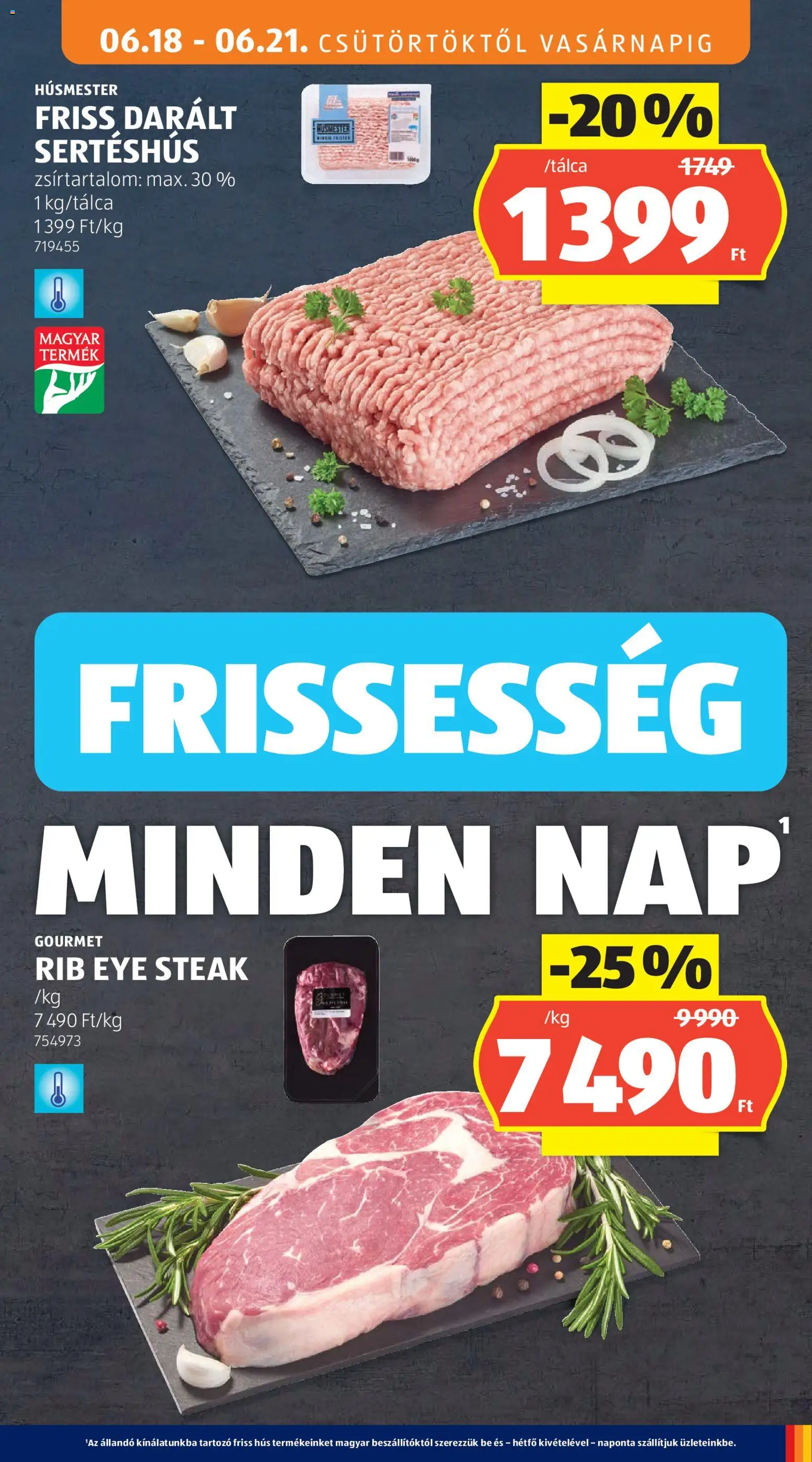 Aldi akciós ujság - amely érvényes a következő dátumtól: 18.06.2026 | Oldal: 15