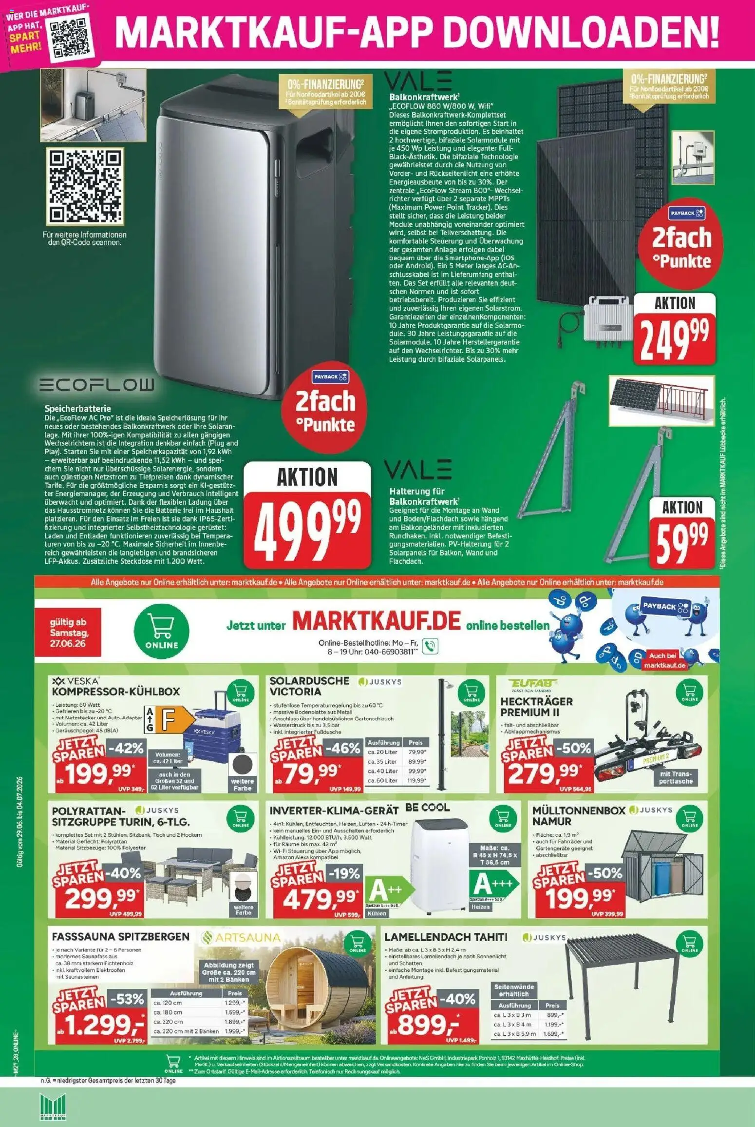 Marktkauf - Wochenangebote – gültig ab 28.06.2026 | Seite: 30 | Produkte: Tisch, Steckdose, Batterie, Uhr