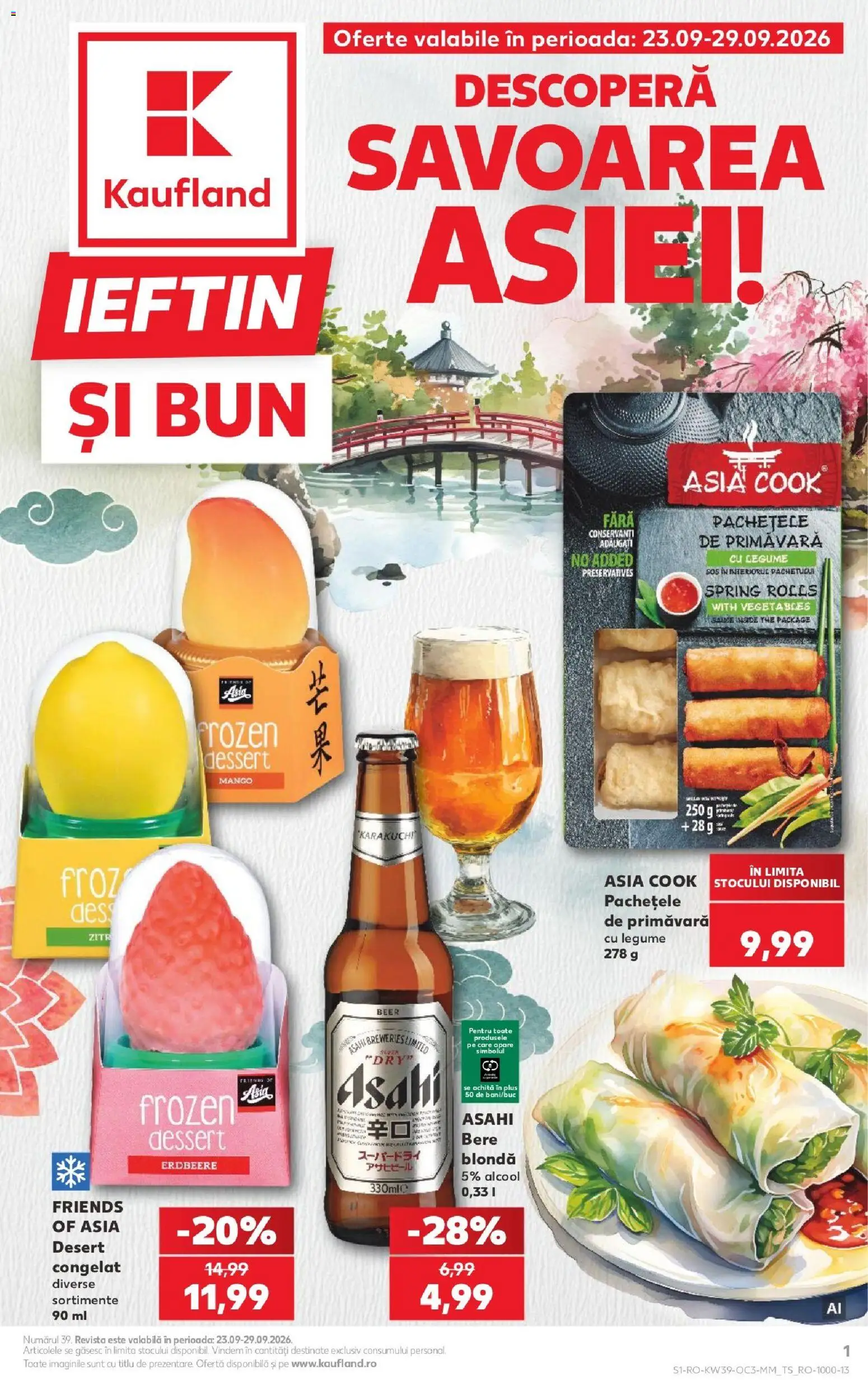 Kaufland RO akciós ujság - amely érvényes a következő dátumtól: 2026.09.23. | Oldal: 1 | Termékek: Mangó