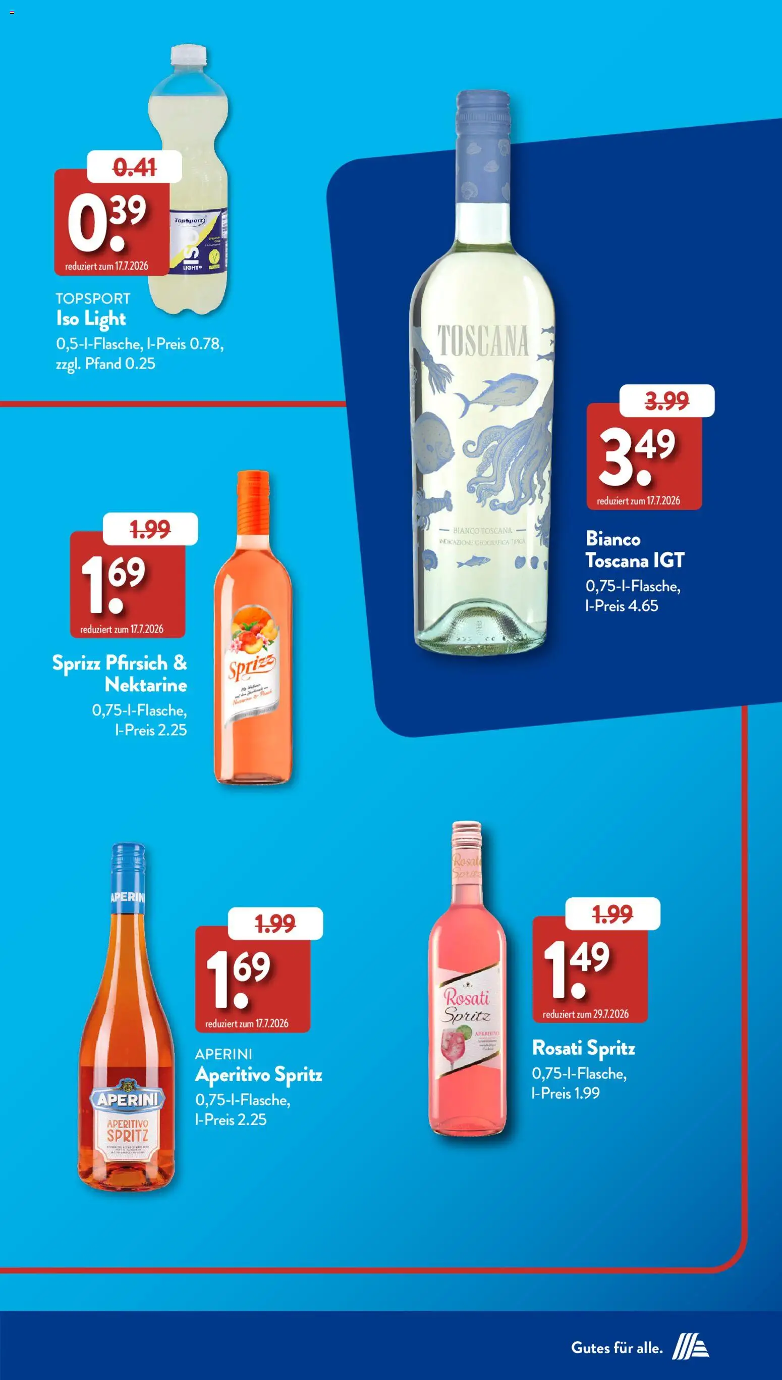 Aldi Süd Sonderprospekt – gültig ab 01.09.2026 | Seite: 19 | Produkte: Sprite, Pfirsich, Nektarine