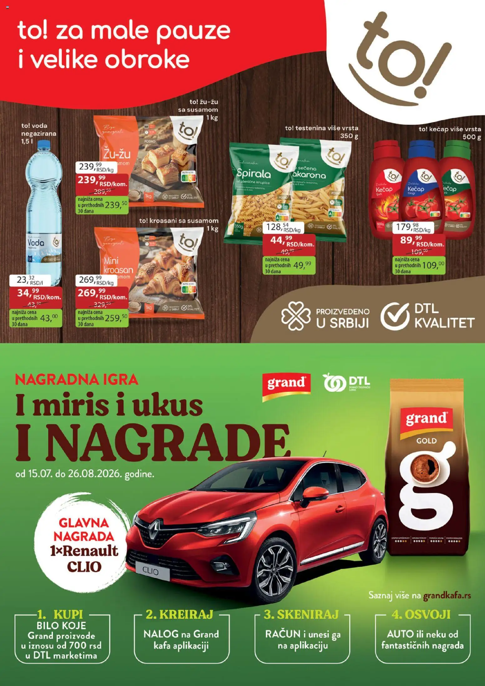 Zlatan Trag katalog - važi od 15.07.2026 | Strana: 2 | Proizvode: Miris, Kroasan, Voda, Kafa