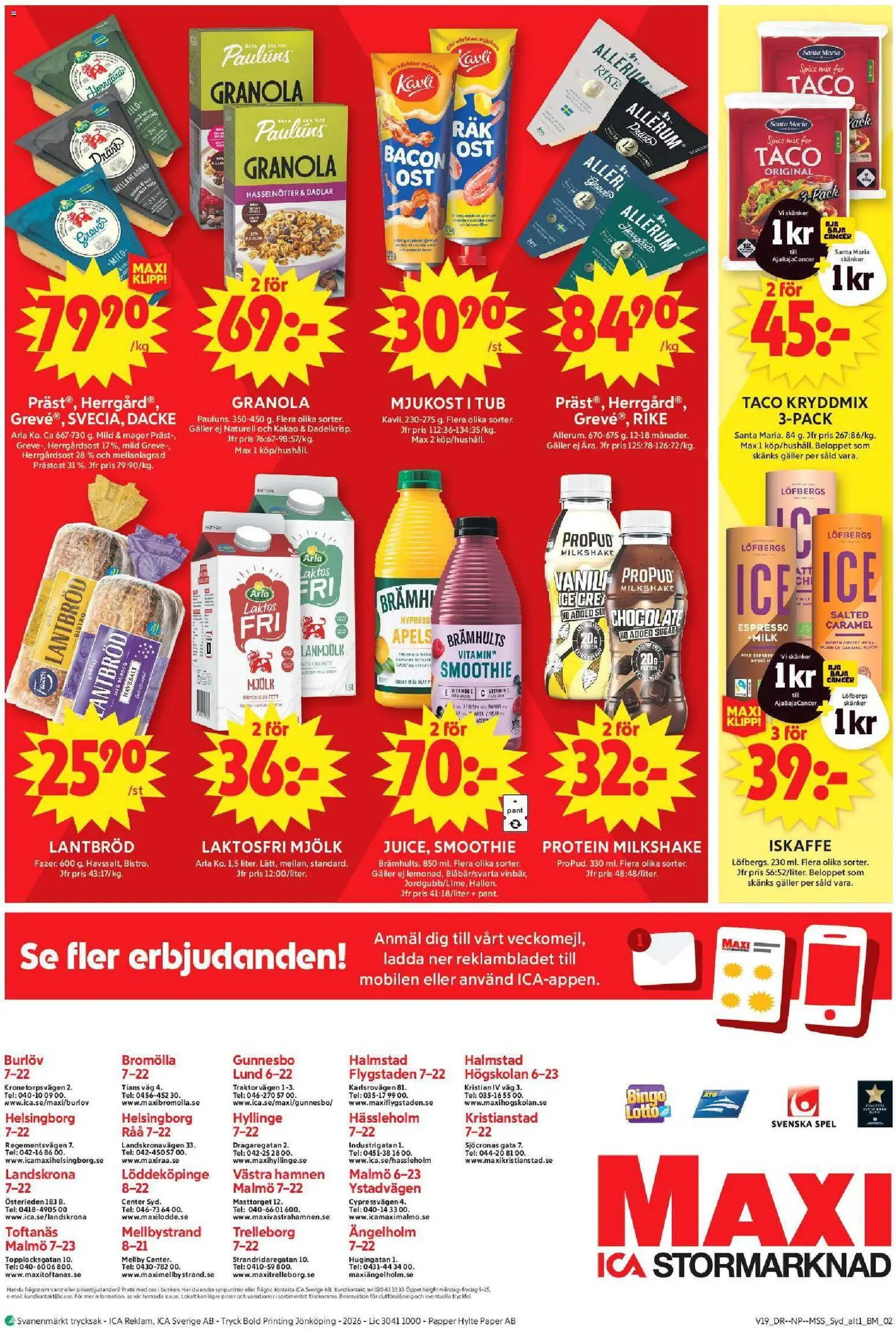 ICA Maxi reklamblad aktuell från 04.05.2026 | Sida: 12
