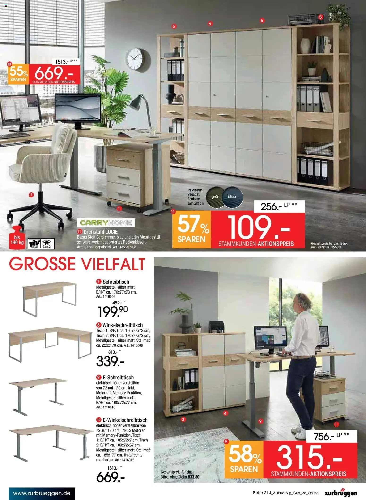 Zurbrüggen - Zurbrüggen: Bonus Sonder-Tage – gültig ab 31.07.2026 | Seite: 49 | Produkte: Tisch