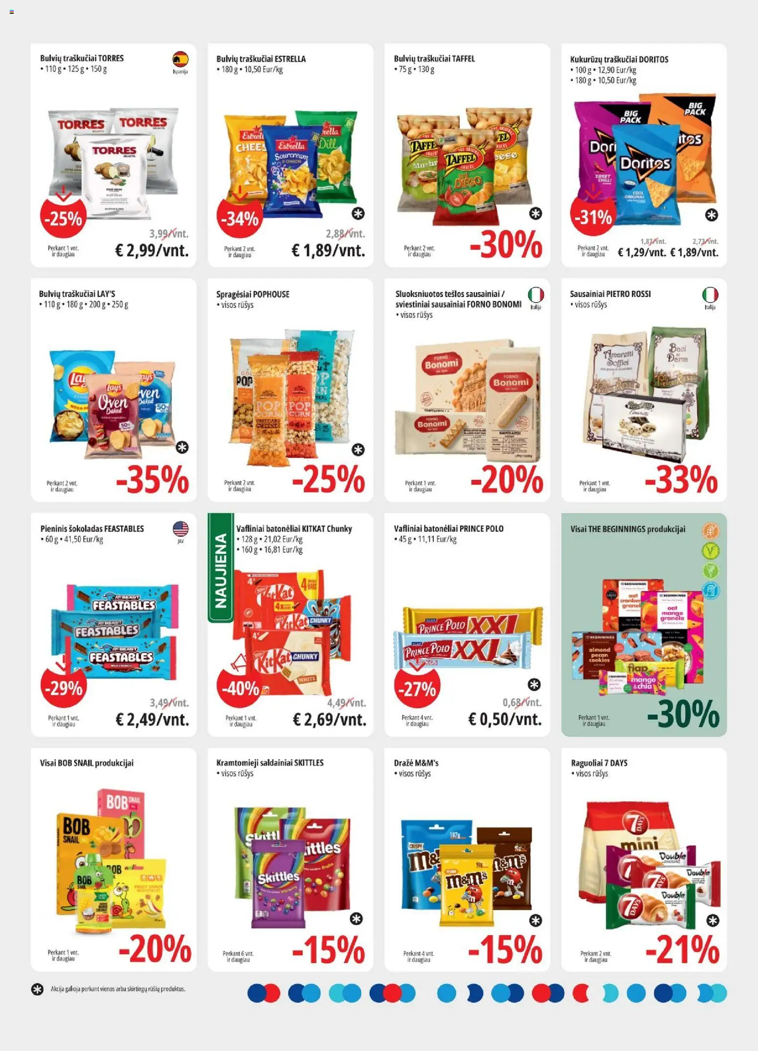 ePromo akcijos nuo 27.05.2026 | Puslapis: 9 | Prekių: Sausainiai, Šokoladas, Saldainiai, Traškučiai