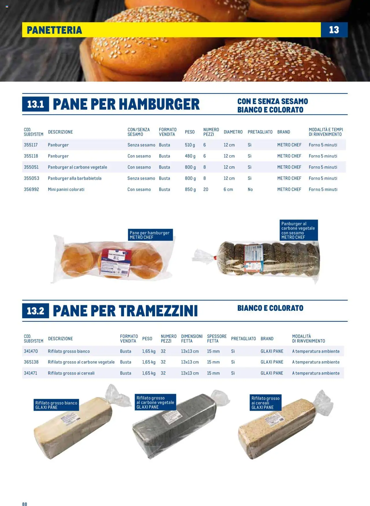 Volantino Metro del 30.06.2025 | Pagina: 88 | Prodotti: Pane, Cereali, Barbabietola, Hamburger