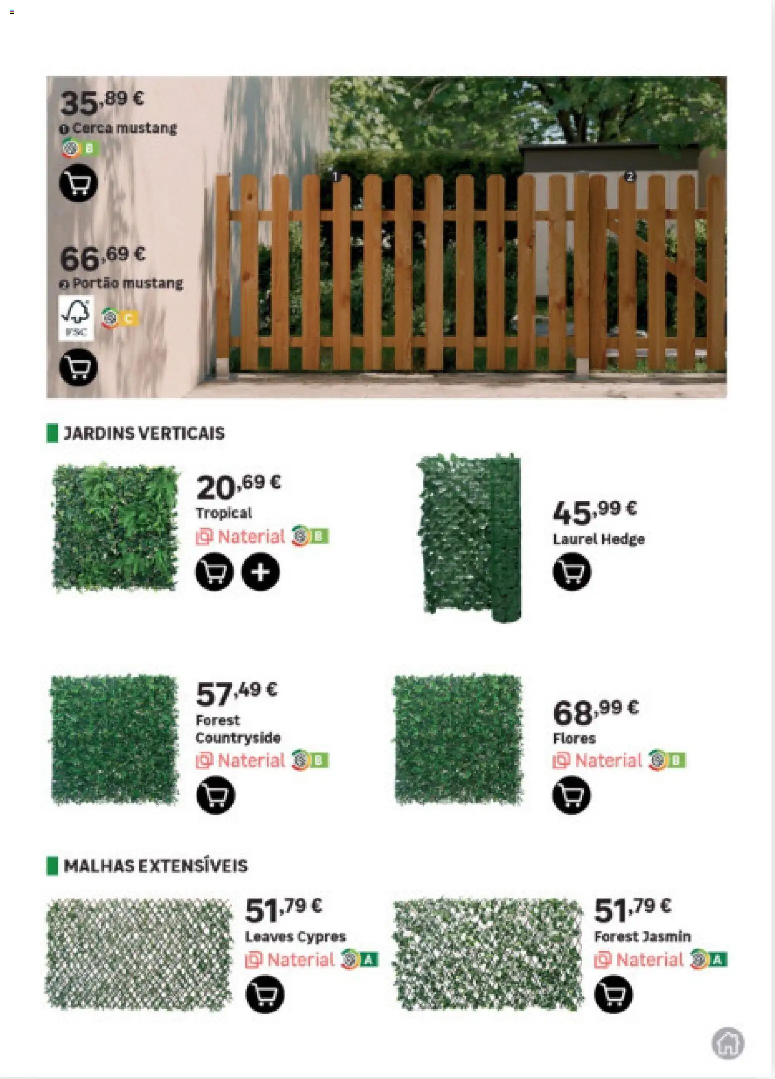 Leroy Merlin Arquipélago da Madeira Jardim │ válido de 12.03.2026 | Página: 61 | Produtos: Portão, Flores