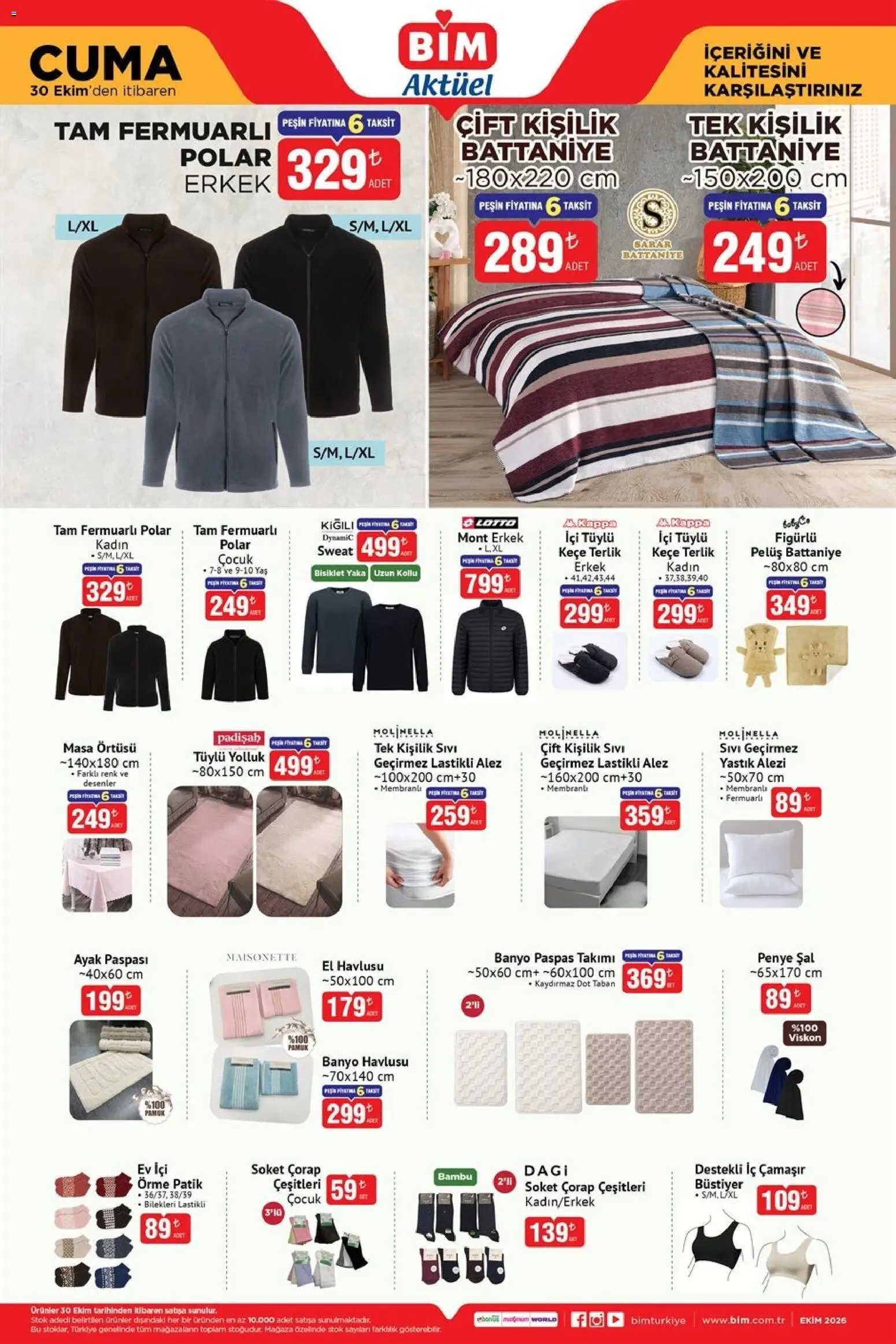 BİM - Katalog Cuma - 30 Ekim 2026 tarihinden itibaren geçerlidir | Sayfa: 2