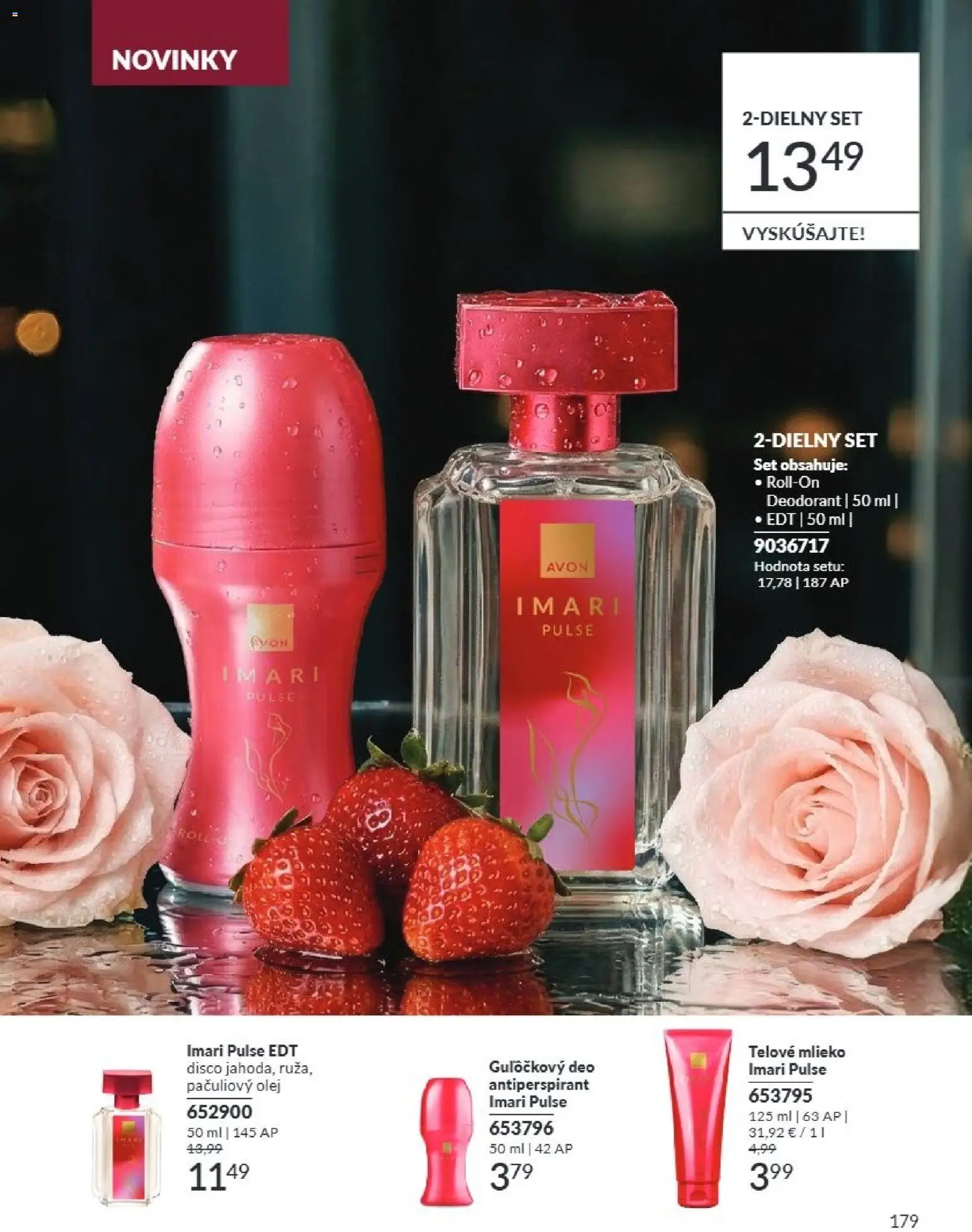Nové Avon akcie – leták je platný od 01.08.2026 | Strana: 179 | Produkty: Mlieko, Olej, Telové mlieko, Antiperspirant