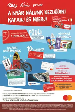 CBA Príma akciós újság - amely érvényes a következő dátumtól: 11.06.2026 | Oldal: 12 | Termékek: Coccolino, Szőlő, Persil