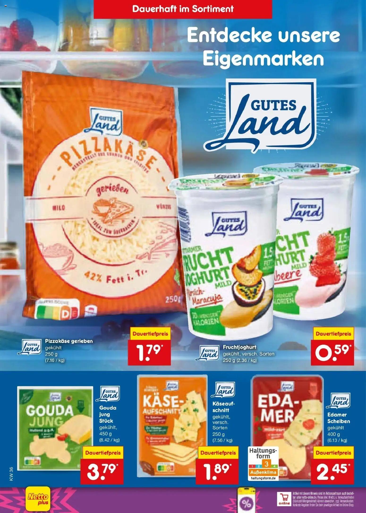 Netto Marken-Discount Prospekt Hamburg (ab 31.08.2026) » Angebote | Seite: 14 | Produkte: Käse, Gouda, Fruchtjoghurt, Edamer