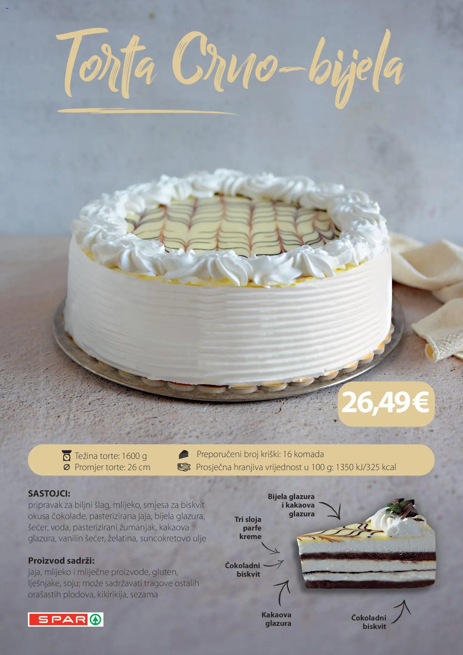 Spar katalog | vrijedi od 05.06.2026 | Stranica: 8 | Proizvodi: Suncokretovo ulje, Mlijeko, Ulje, Torta