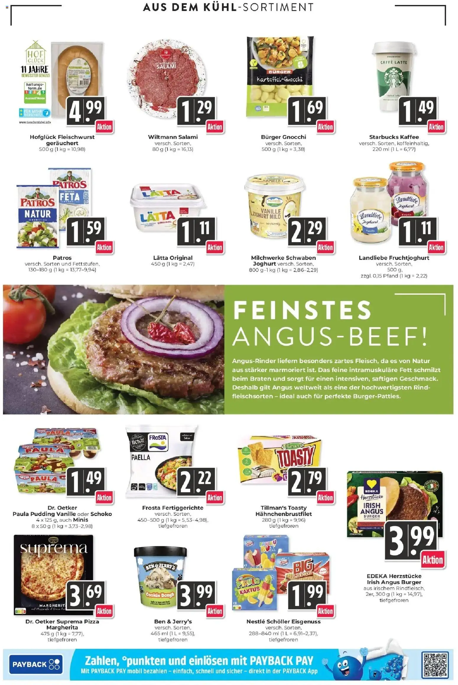Edeka prospekt Schliengen	 – gültig ab 10.05.2026 | Seite: 12 | Produkte: Starbucks, Burger, Pudding, Lätta