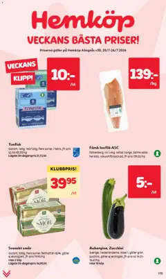 Hemköp erbjudanden - Förhandsvisning av reklamblad från butik Hemköp aktuell från 20/07/2026