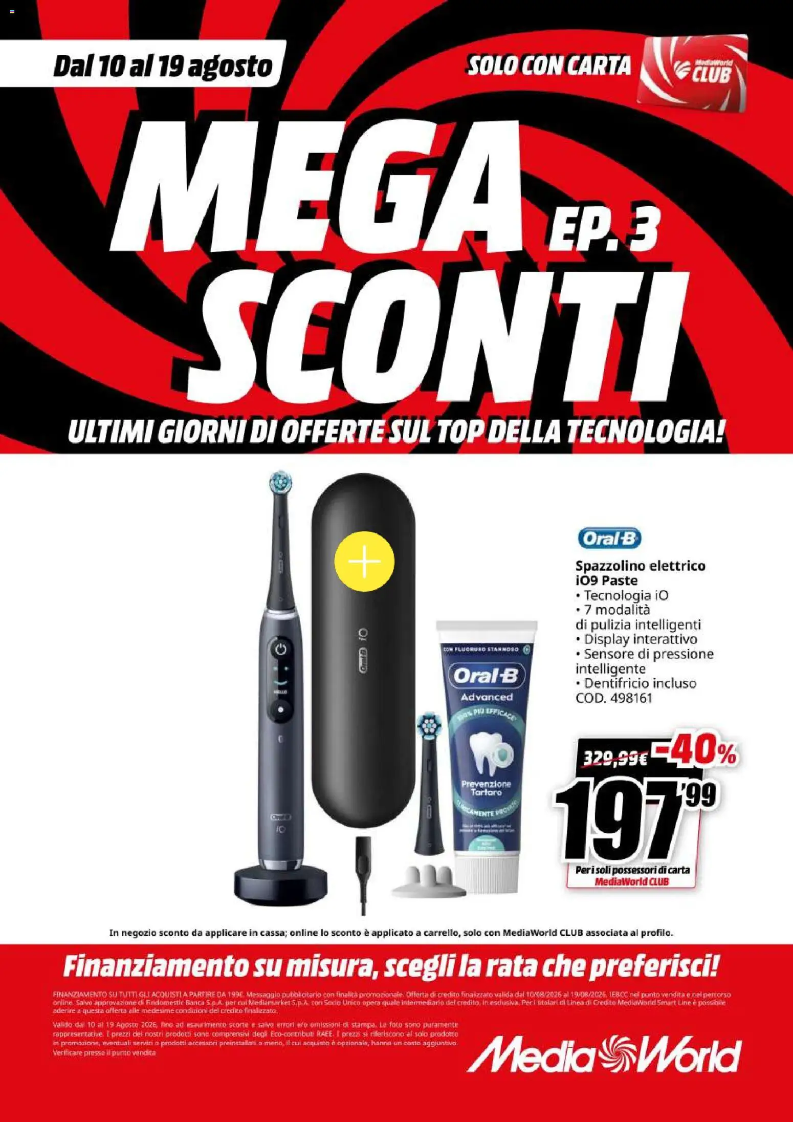 Volantino Media World del 10/08/2026 | Pagina: 62
