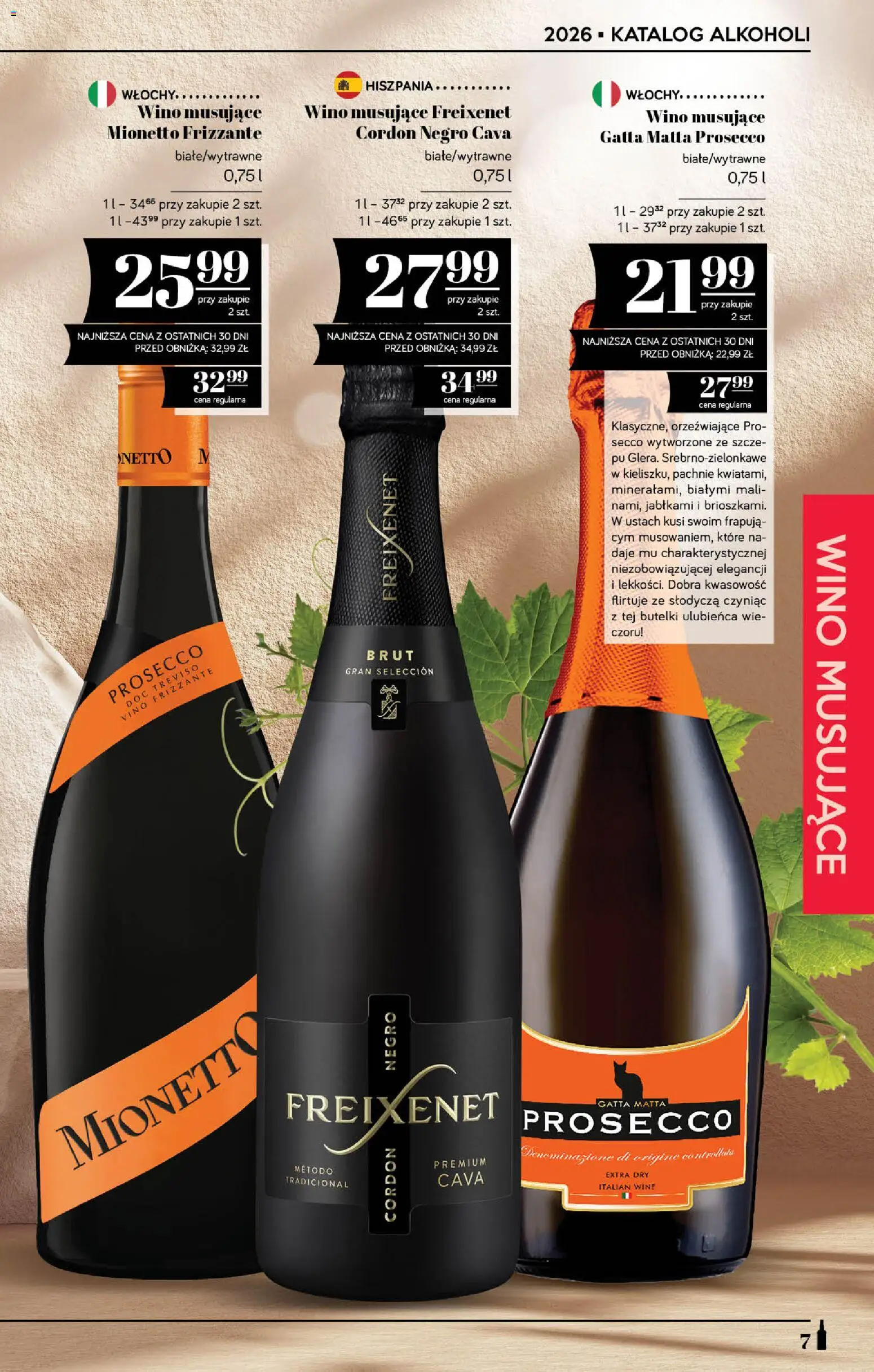 POLOmarket katalog - Alkoholi od 07.05.2026 | Strona: 7 | Produkty: Gatta, Wino, Prosecco