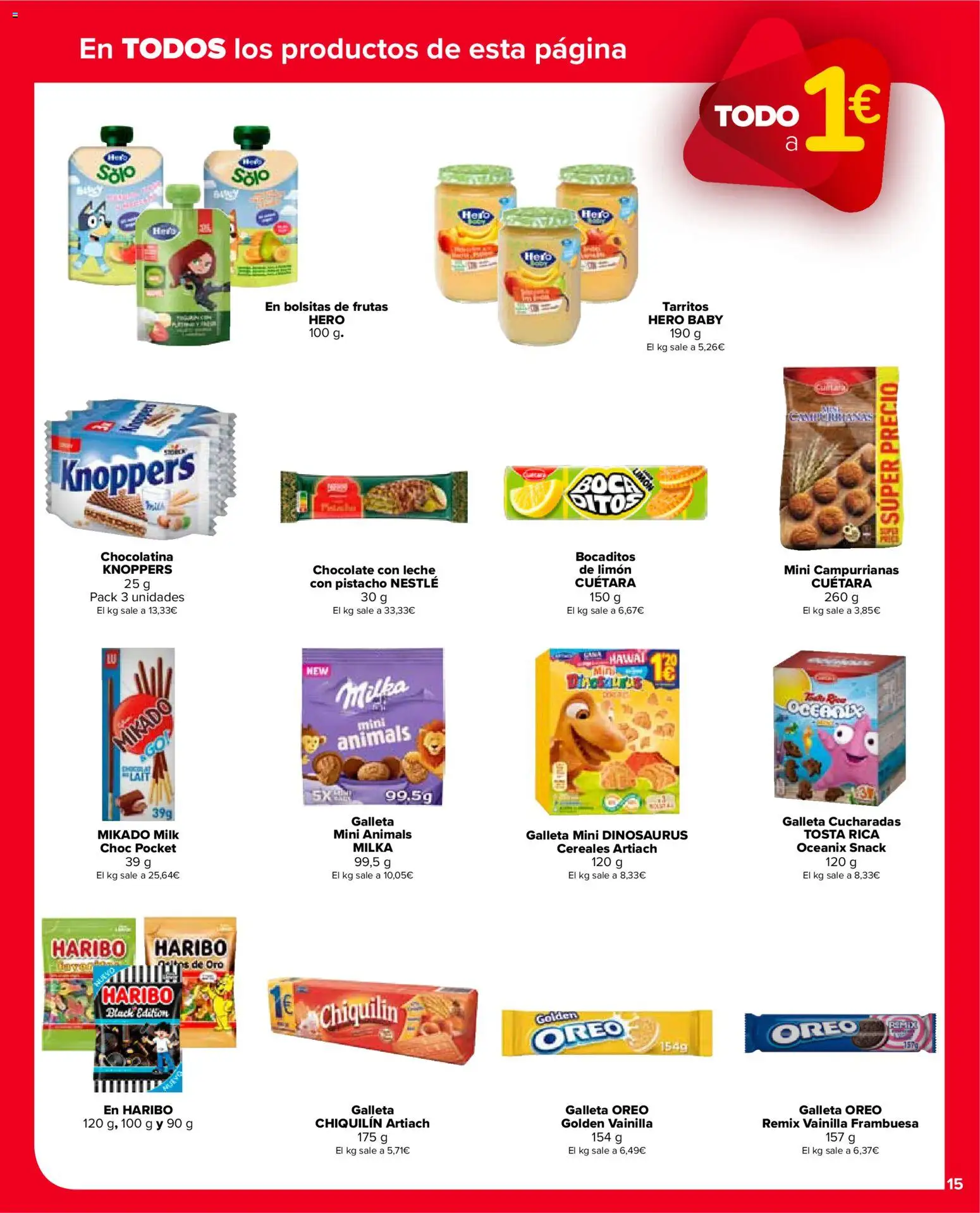 Carrefour Market folleto │ válido desde el 28/07/2026 | Página: 15 | Productos: Leche, Chocolate, Cereales, Chocolate con leche