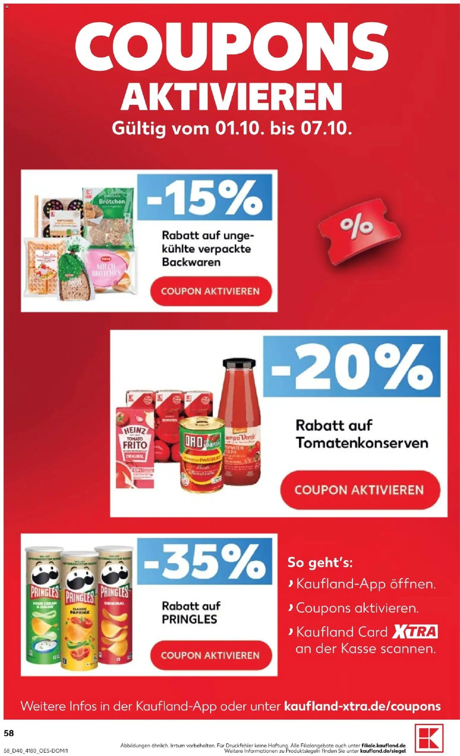 Kaufland Prospekt Potsdam – gültig ab 01.10.2026 | Seite: 62 | Produkte: Paprika, Pringles