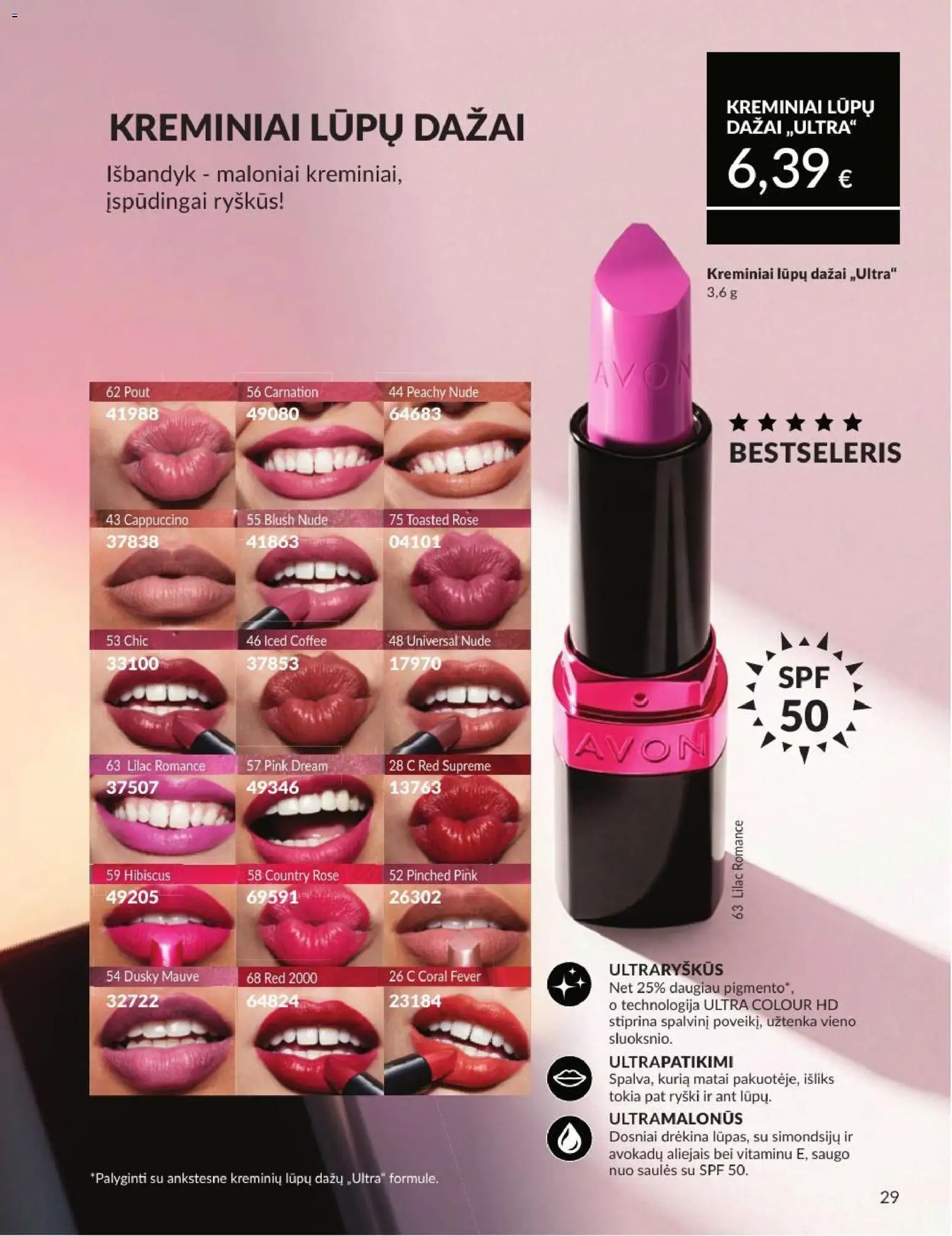 AVON akcijos nuo 2026.07.01 | Puslapis: 29