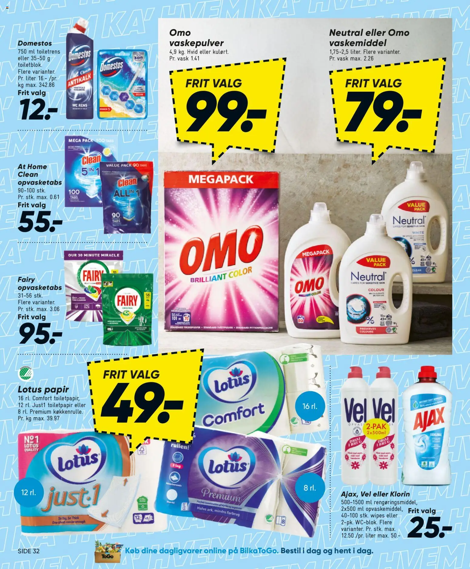 Bilka tilbudsavis – gyldig fra 29.05.2026 | Side: 46 | Produkter: Vaskepulver