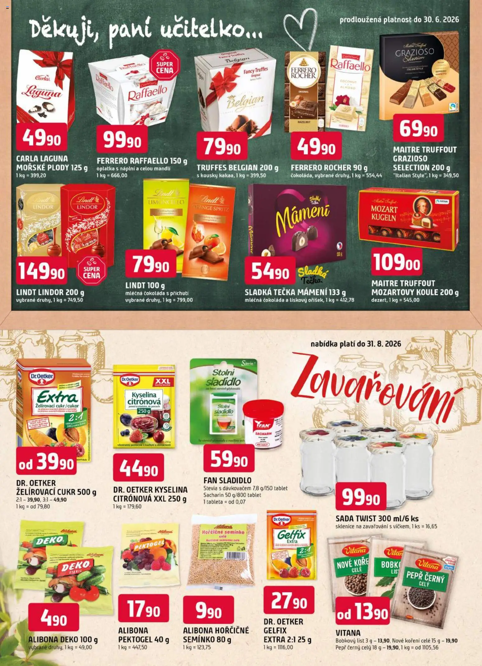 Trefa leták od 17.06.2026 | Strana: 8 | Produkty: Čokoláda, Spritz, Lindt lindor, Limoncello